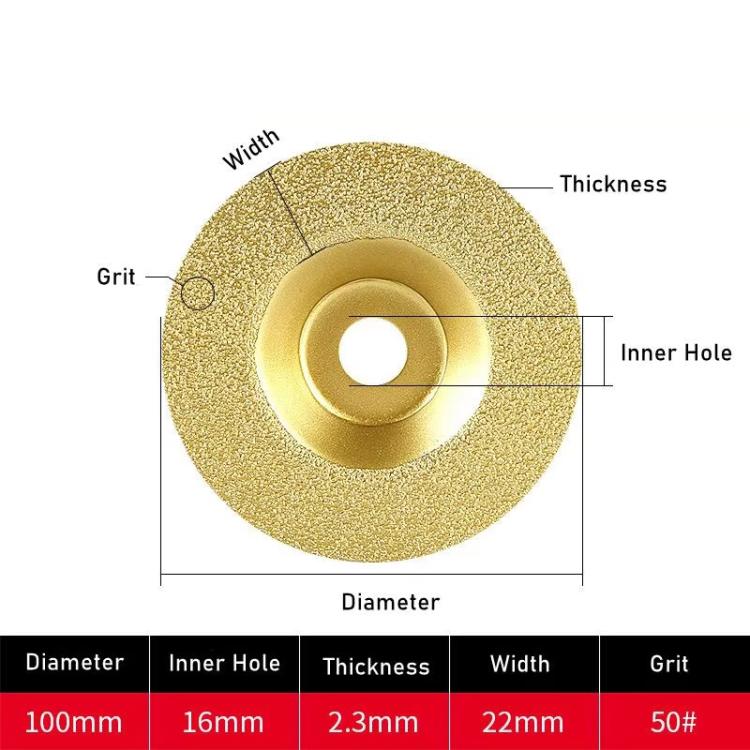 Diamond Cutting Disc Marble Brazed Cup Grinding Wheel Quartz Ceramic Tile Edge Grinding For Angle Grinder, Spec: Silver With Teeth