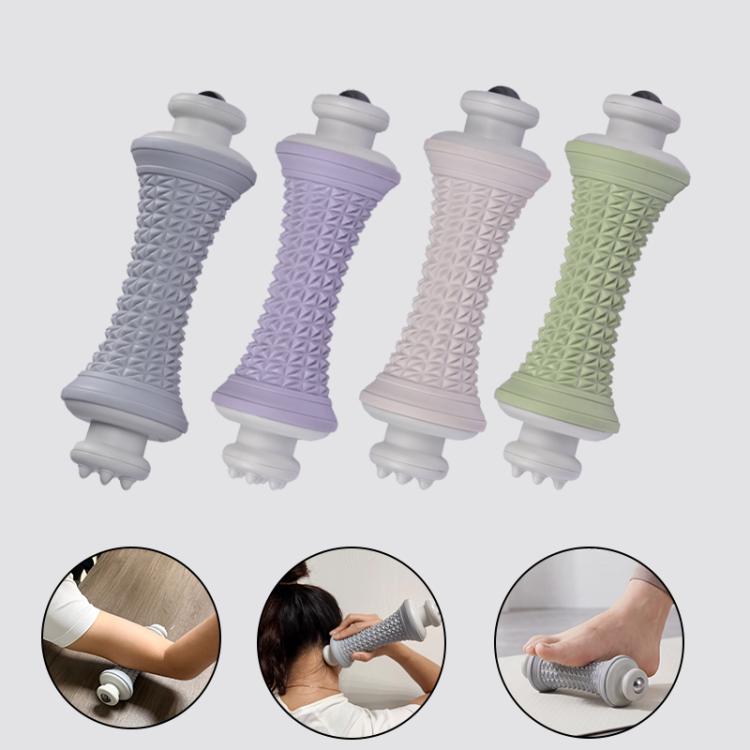 Multifunctional Massage Roller Arch Trainer Yoga Muscle Relaxation Plantar Fascia Roller Foot Massager, Spec: Gray Magnetic Bead