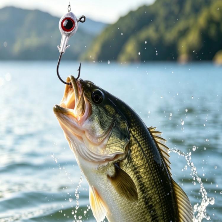 HENGJIA JI042 5pcs /Pack Jig Head Hook Saltwater Reinforced Sharp Point Fishing Hook, Spec: 2.5g