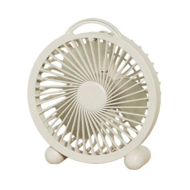 Portable Desktop Fan High-Wind Table Fan For Dormitory & Office, Spec: 4 inch Plug-in White