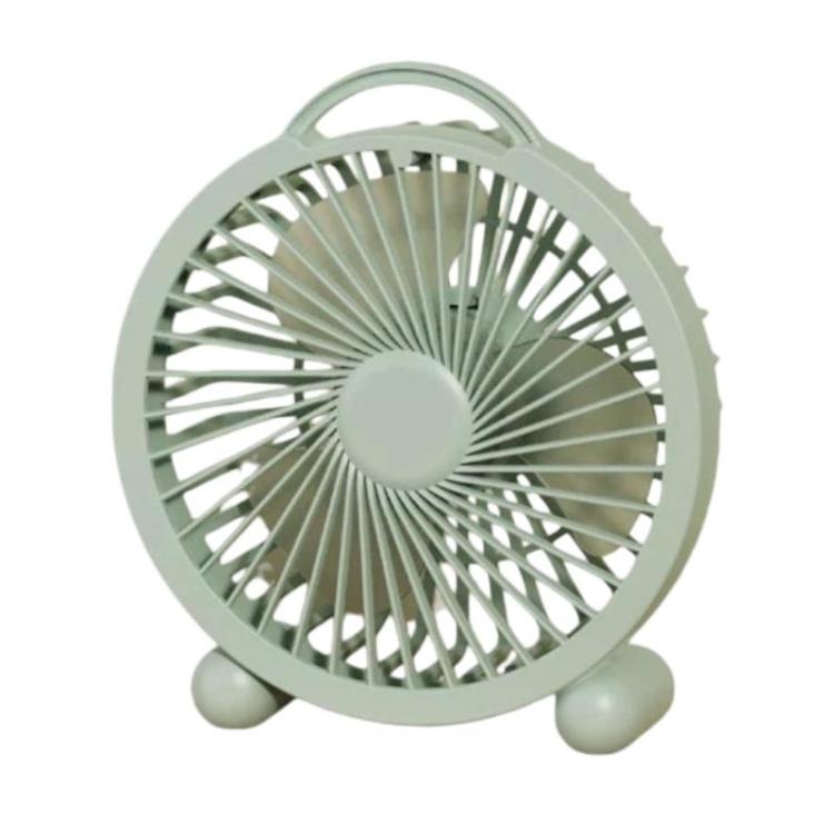 Portable Desktop Fan High-Wind Table Fan For Dormitory & Office, Spec: 4 inch Plug-in Green