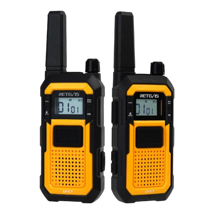 RETEVIS RB648 PMR446 1pair Heavy-Duty IP67 Waterproof Dual PTT Outdoor Shock-Resistant Walkie Talkies