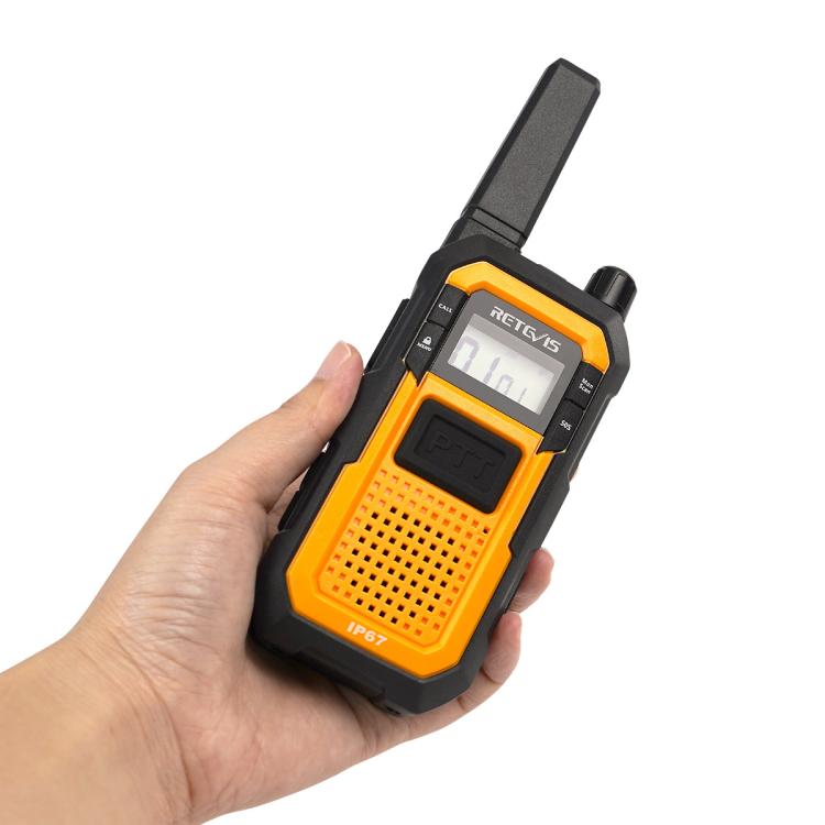 RETEVIS RB48 FRS 1pair Heavy-Duty IP67 Waterproof Dual PTT Outdoor Shock-Resistant Walkie Talkies