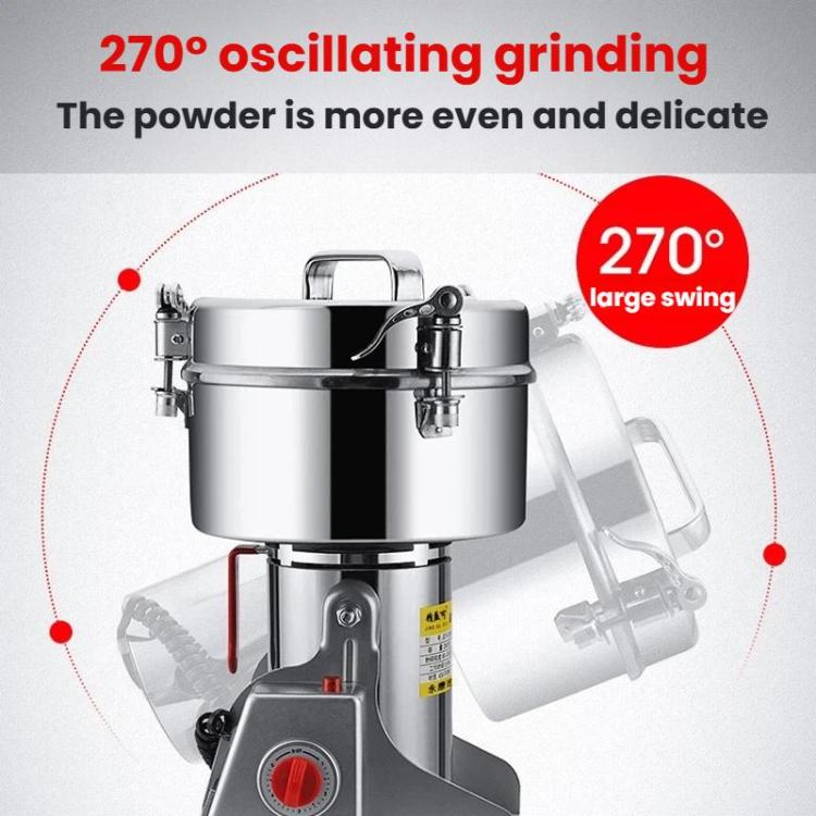 Large Motor 1000g Seasoning Grinder Crusher Household Grains Cell-Wall Breaking Machine UK Plug
