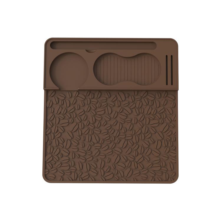 Silicone Espresso Tamping Mat Multi-Function Coffee Tamper Holder Station Non-Slip Espresso Bar Mat