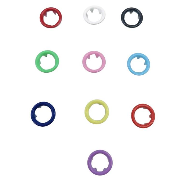 5-Claw Snap Buttons For Clothing Metal Snap Fastener Kit, Spec: 50 Hollow+50 Solid+Tools