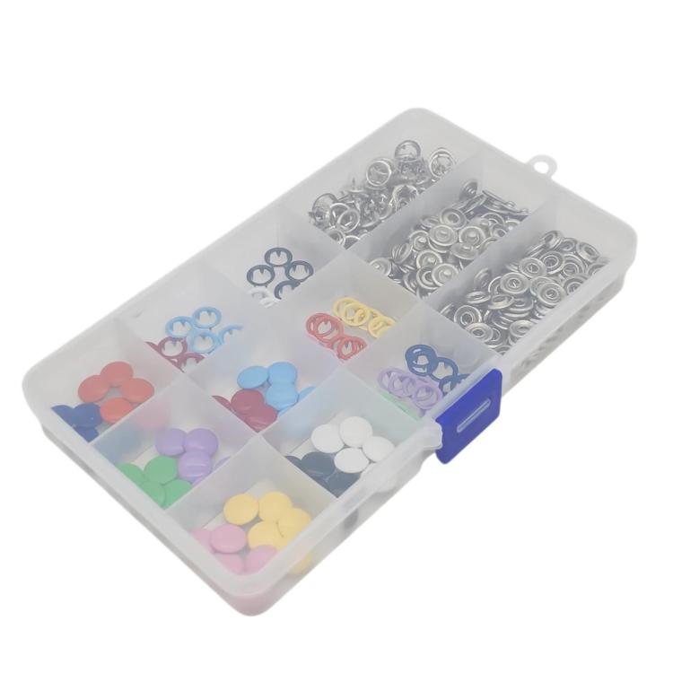 5-Claw Snap Buttons For Clothing Metal Snap Fastener Kit, Spec: 100 Hollow+100 Solid+Tools