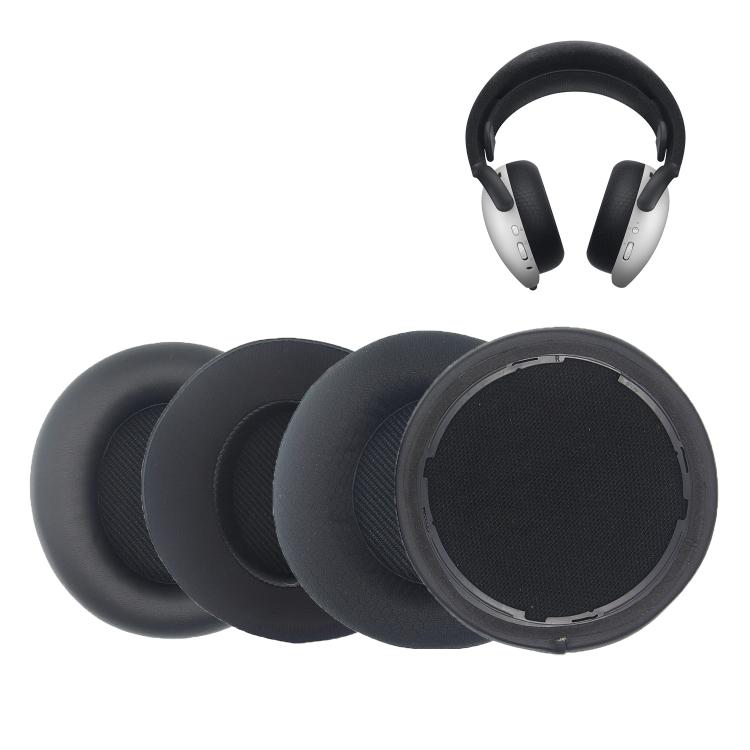 For Alienware AW720H / AW520H 1pair Replacement Ear Pads Ear Cushions Repair Parts Sheepskin Leather