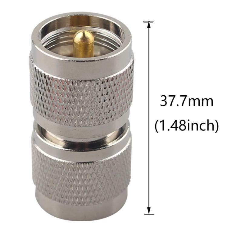 UHF Male To N Male Radio Frequency Coaxial Connector