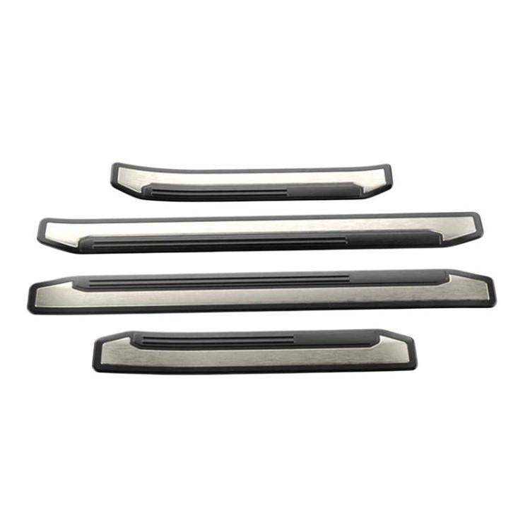 For Toyata RAV4 / Wildlander Car Door Sill Protector & Decorative Strip - Black