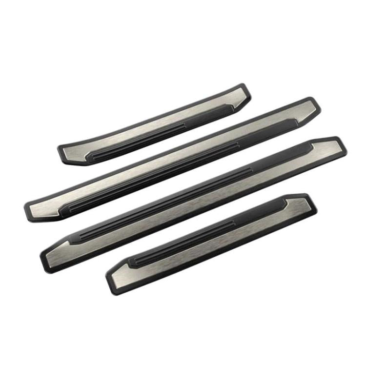 For Toyata RAV4 / Wildlander Car Door Sill Protector & Decorative Strip - Black
