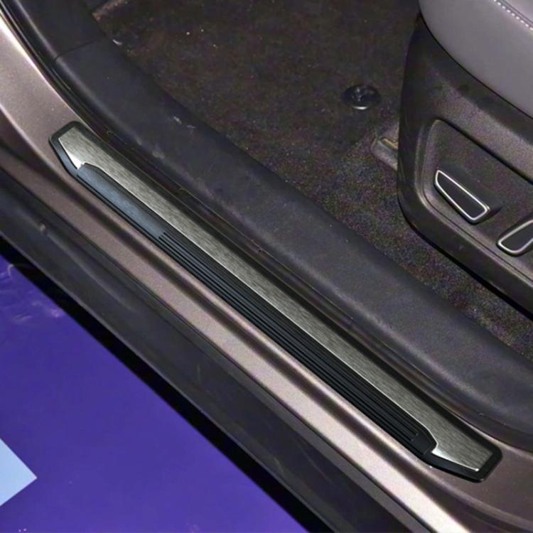 For Toyata RAV4 / Wildlander Car Door Sill Protector & Decorative Strip - Black