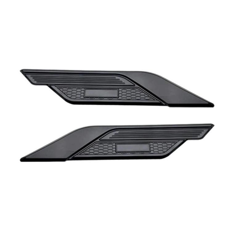 For Toyota RAV4 / Wildlander Car Exterior Door Handle Trim Front Fender Side Light Frame Sticker - Black