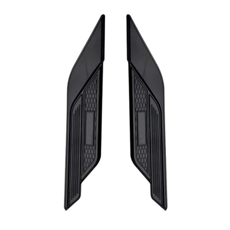 For Toyota RAV4 / Wildlander Car Exterior Door Handle Trim Front Fender Side Light Frame Sticker - Black