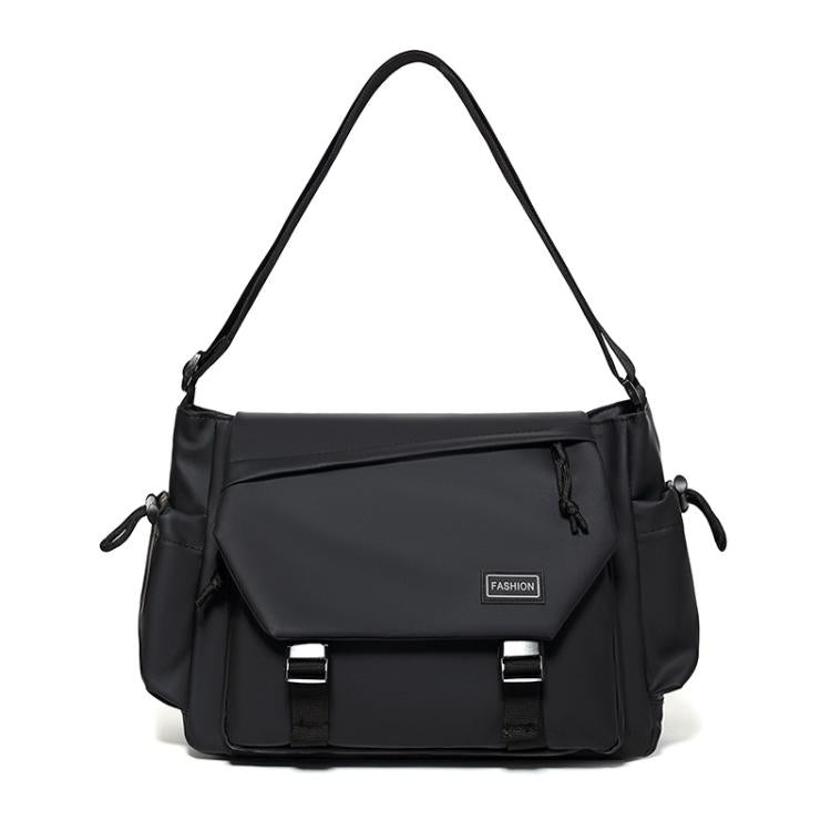WEIXIER Multi-Pocket Crossbody Messenger Bag Water-Resistant Durable Techwear Satchel Shoulder Bag for Hiking Daily Work, Size: Large