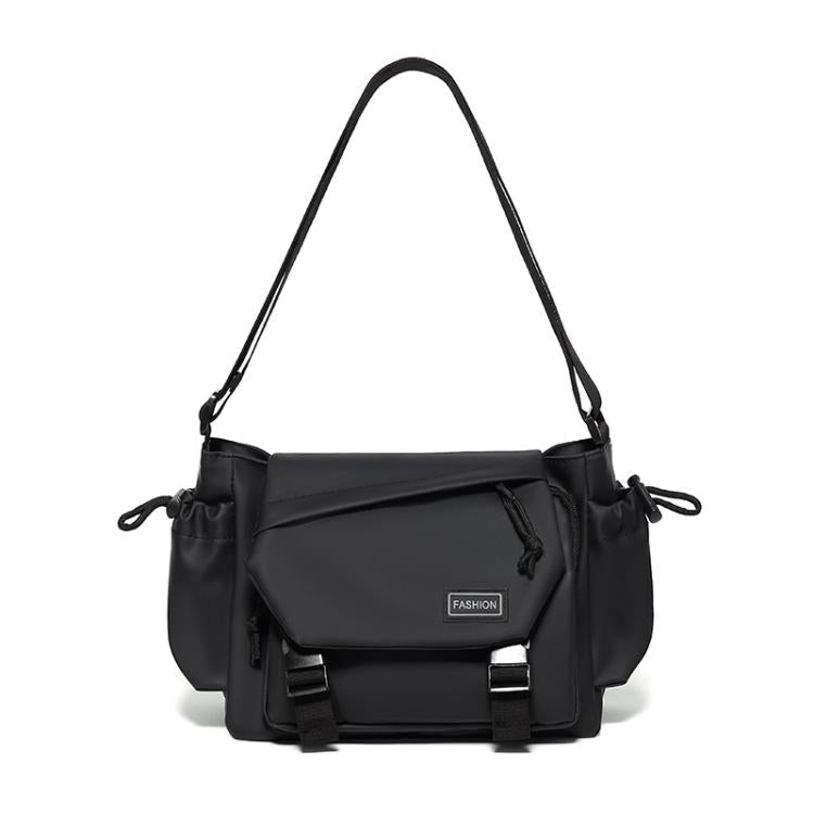 WEIXIER Multi-Pocket Crossbody Messenger Bag Water-Resistant Durable Techwear Satchel Shoulder Bag for Hiking Daily Work, Size: Small