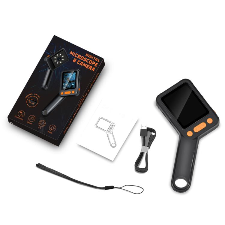 HM028B 2.8 inch HD Digital Microscope Portable Electronic Repair Magnifier