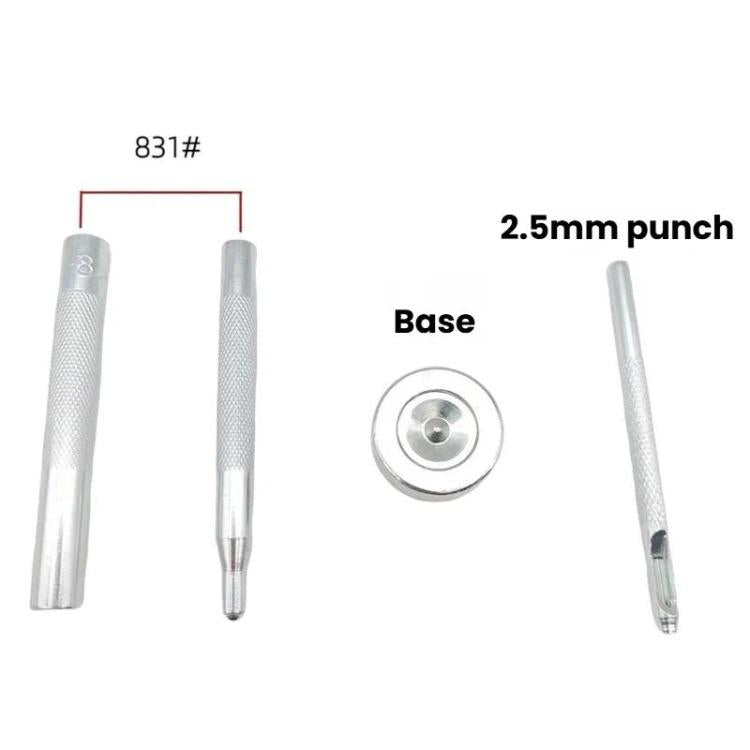 15mm Metal Snap Fastener Kit Clothing Buttons, Spec: 12sets Black