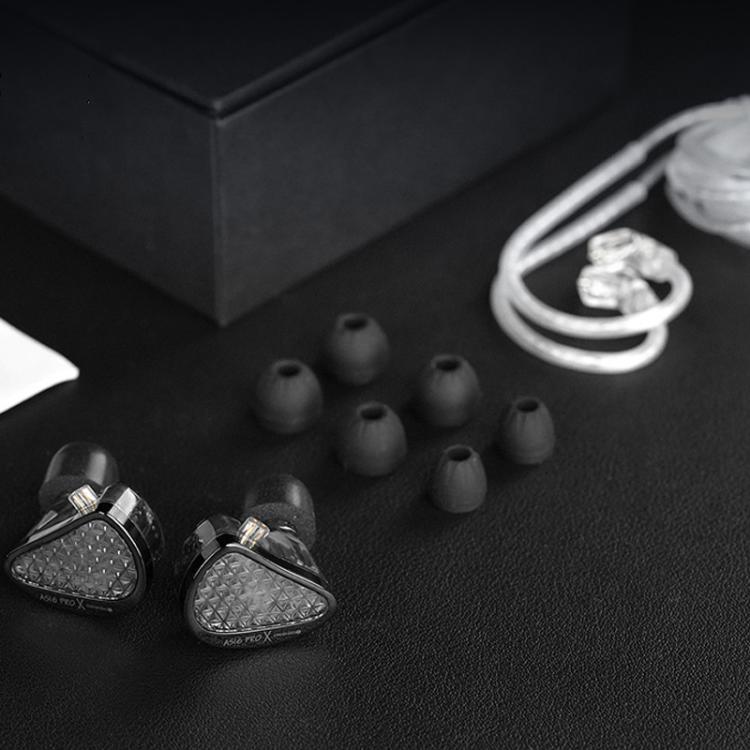 KZ AS16 PRO X 16BA In-Ear Hi-Fi Monitoring 1.2m Wired Earphone, Spec: Standard