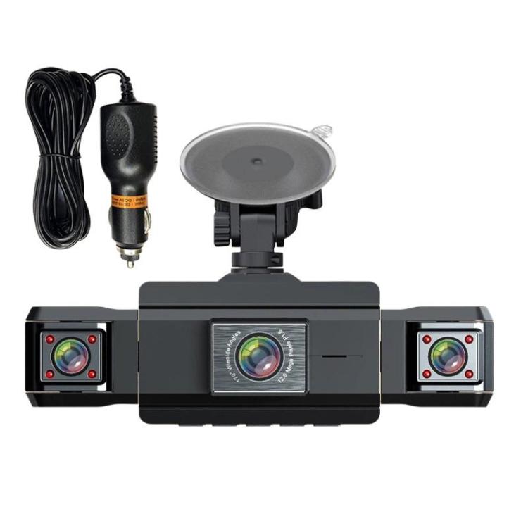 A32 Full HD 1080P Car Dash Camera Infrared Night Vision & Reverse Backup Camera, Spec: Front+Left+Right