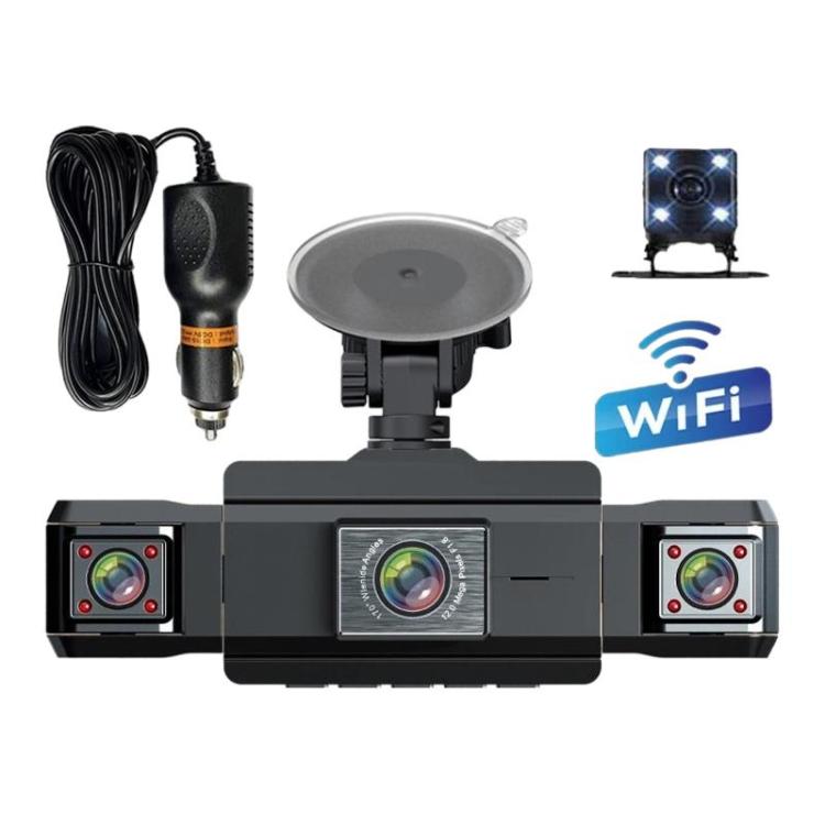 A32 Full HD 1080P Car Dash Camera Infrared Night Vision & Reverse Backup Camera, Spec: Front+Left+Right+Rear WIFI