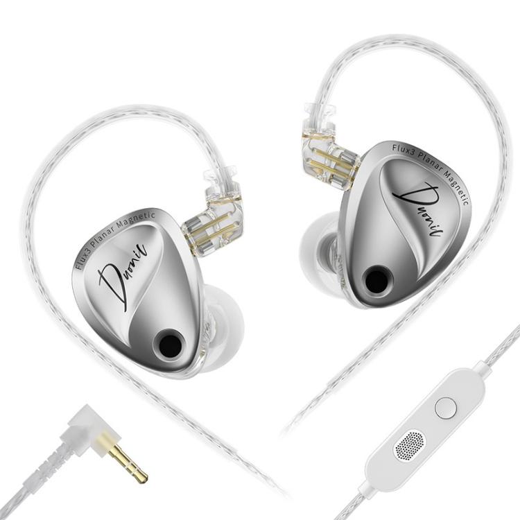KZ Duonic Dual Power Triple Magnet Planar Magnetic 1.2m Wired HiFi Earphone, Color: Original Sound 3.5mm With Mic