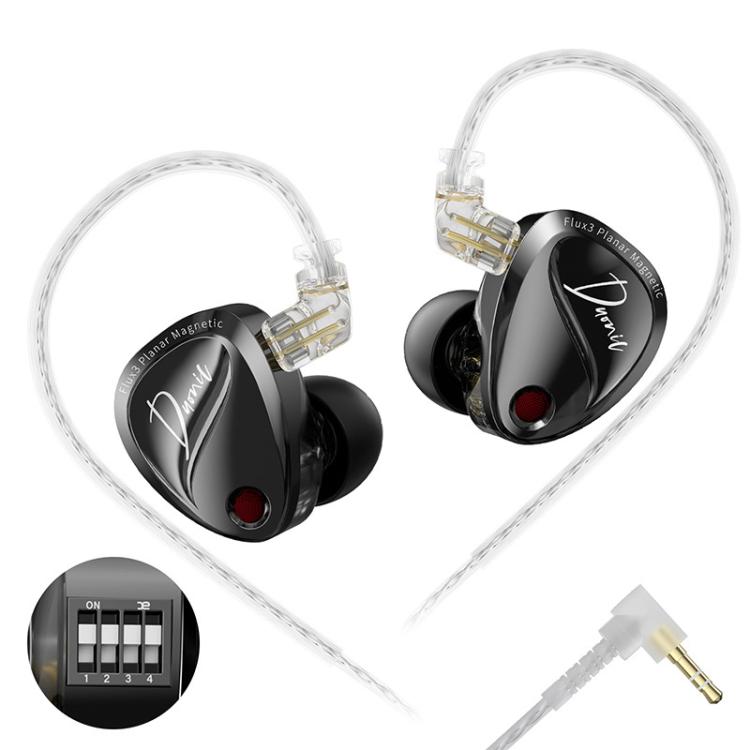 KZ Duonic Dual Power Triple Magnet Planar Magnetic 1.2m Wired HiFi Earphone, Color: Enhanced Tuning 3.5mm