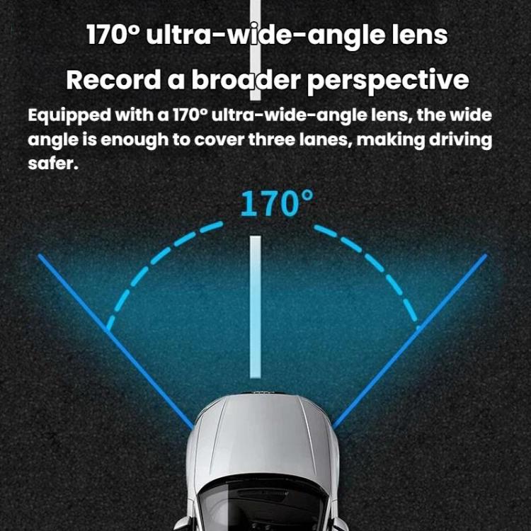 A9 HD Night Vision Dash Camera 360-Degree Parking Monitor With Mobile Phone Connection, Spec: Front+Left+Right