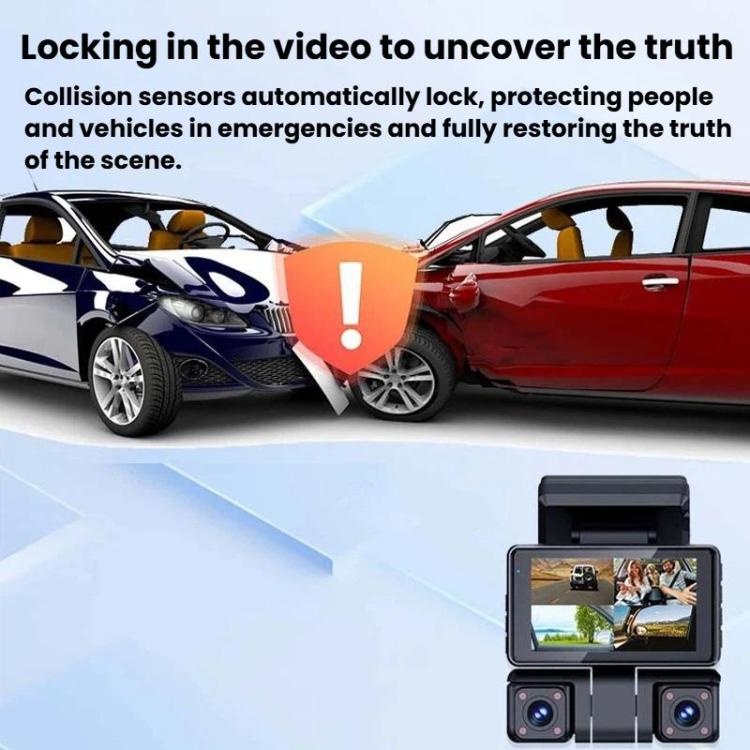 A9 HD Night Vision Dash Camera 360-Degree Parking Monitor With Mobile Phone Connection, Spec: Front+Left+Right+Rear