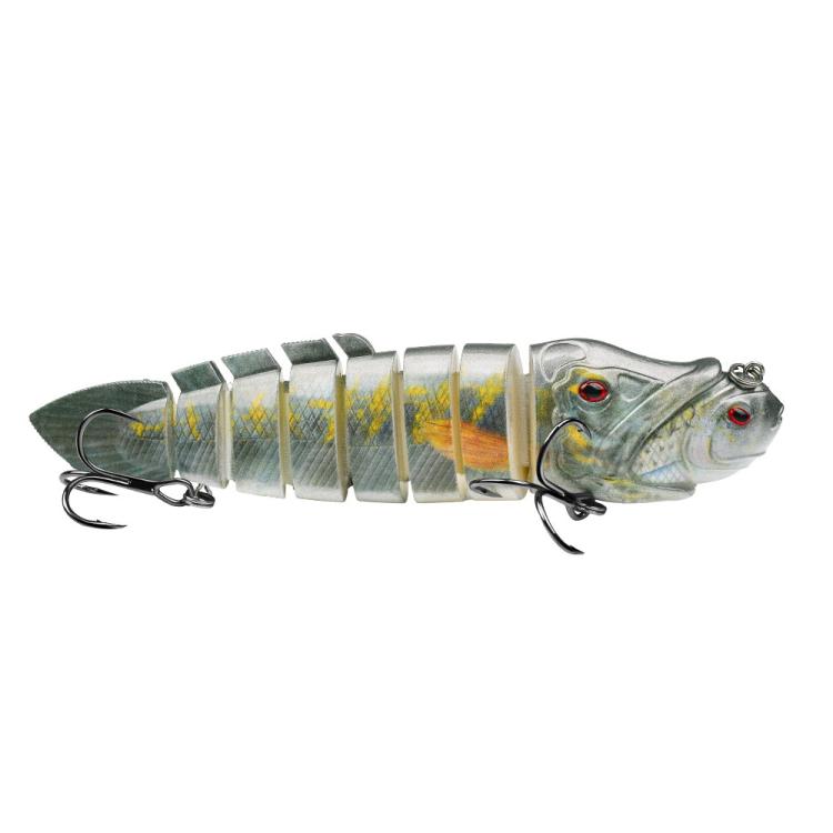 PROBEROS 8 Segment S-Swimming Hard Bait Multi-Jointed Swimbait Fishing Lures with 3D Eyes, Inner Rattle Ball  13cm/29.4g