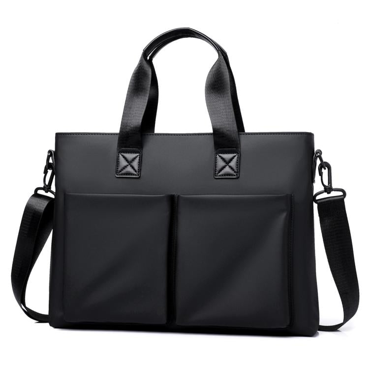 WEIXIER Men Briefcase Laptop Bag Waterproof Business Messenger Bag with Luggage Strap