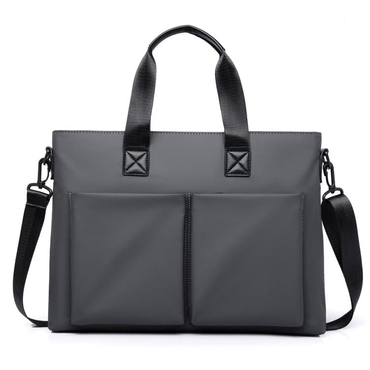 WEIXIER Men Briefcase Laptop Bag Waterproof Business Messenger Bag with Luggage Strap