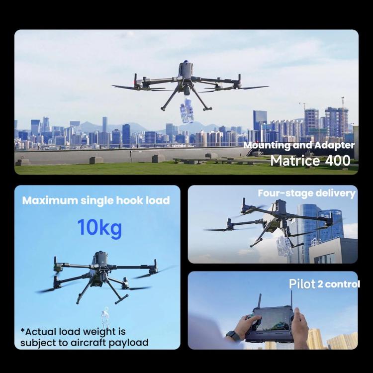 LKTOP PT-4 For DJI Matrice 400 / M350 RTK 4-Stage Dropper