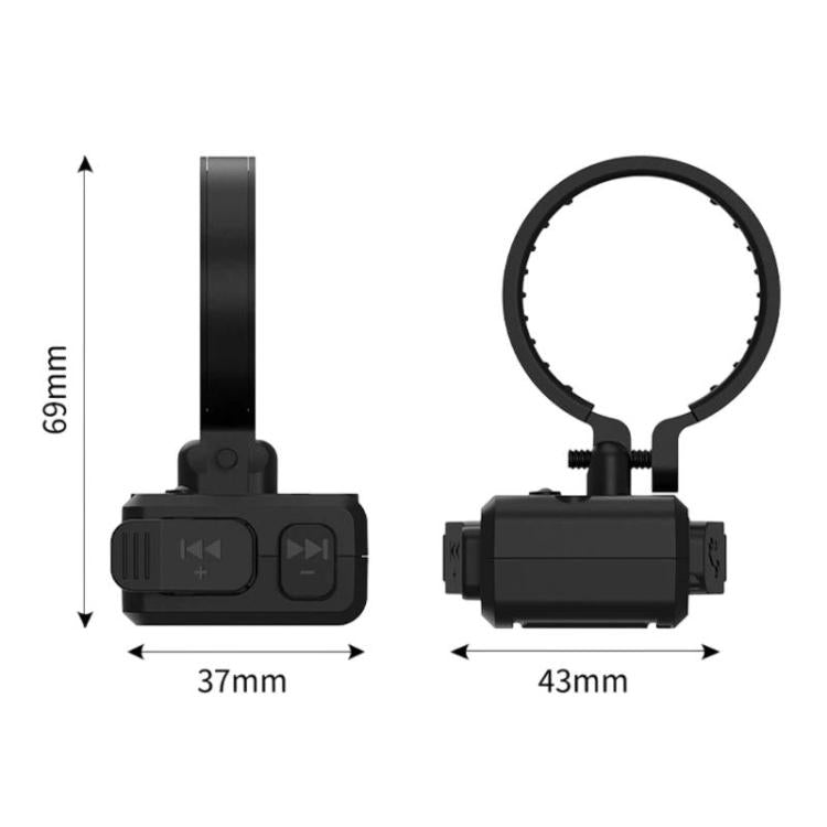 Q17 Bluetooth Riding Phone Remote Control Music Track Switch Remote For Motorcycle & Bicycle