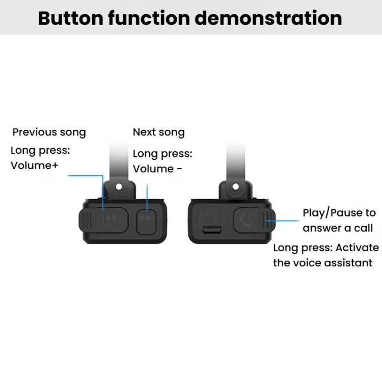 Q17 Bluetooth Riding Phone Remote Control Music Track Switch Remote For Motorcycle & Bicycle