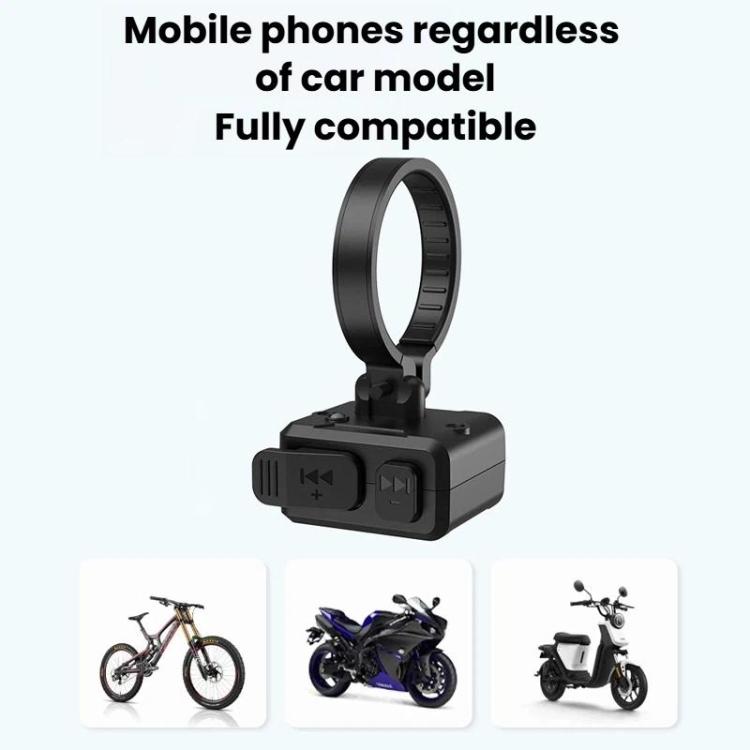 Q17 Bluetooth Riding Phone Remote Control Music Track Switch Remote For Motorcycle & Bicycle