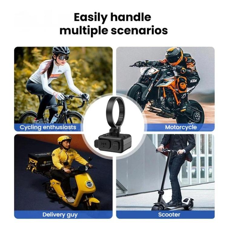 Q17 Bluetooth Riding Phone Remote Control Music Track Switch Remote For Motorcycle & Bicycle