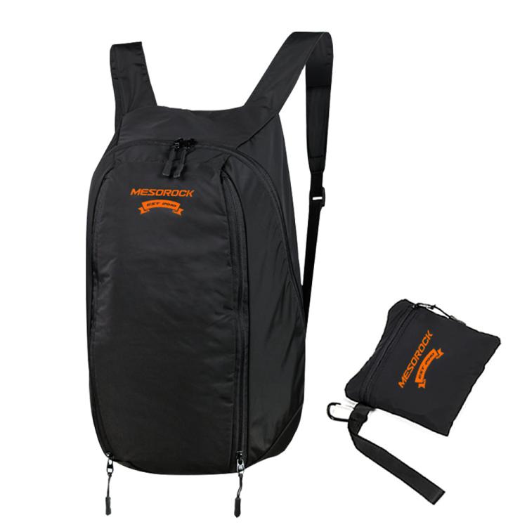 Foldable Waterproof Extra Large Motorcycle Helmet Backpack - Black