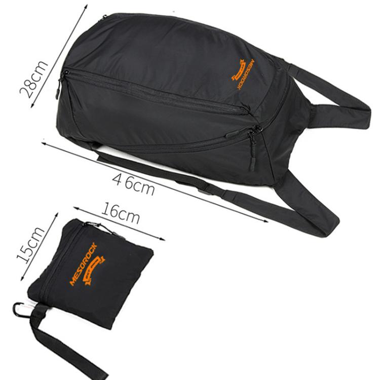 Foldable Waterproof Extra Large Motorcycle Helmet Backpack - Black