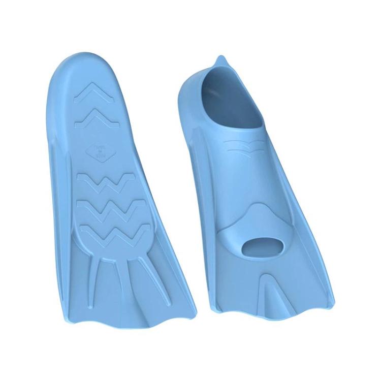 Swim & Dive Silicone Fins Long Flippers For Snorkeling & Water Sports, Size: 30-32