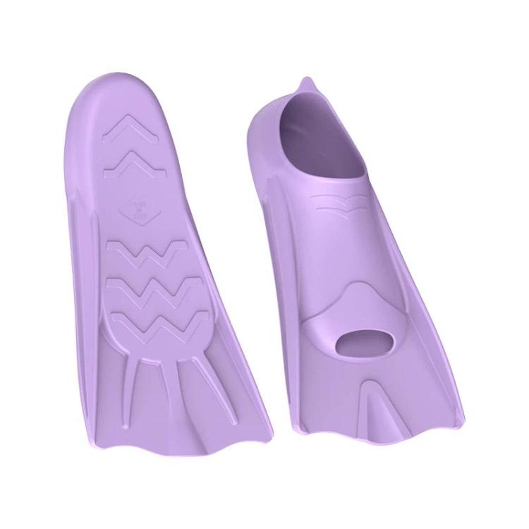 Swim & Dive Silicone Fins Long Flippers For Snorkeling & Water Sports, Size: 36-38