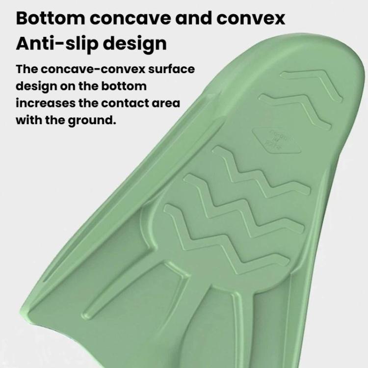 Swim & Dive Silicone Fins Long Flippers For Snorkeling & Water Sports, Size: 36-38
