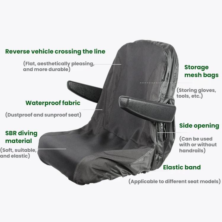 Outdoor Waterproof Sun-Protective Universal Lawnmower Tractor Seat Cover