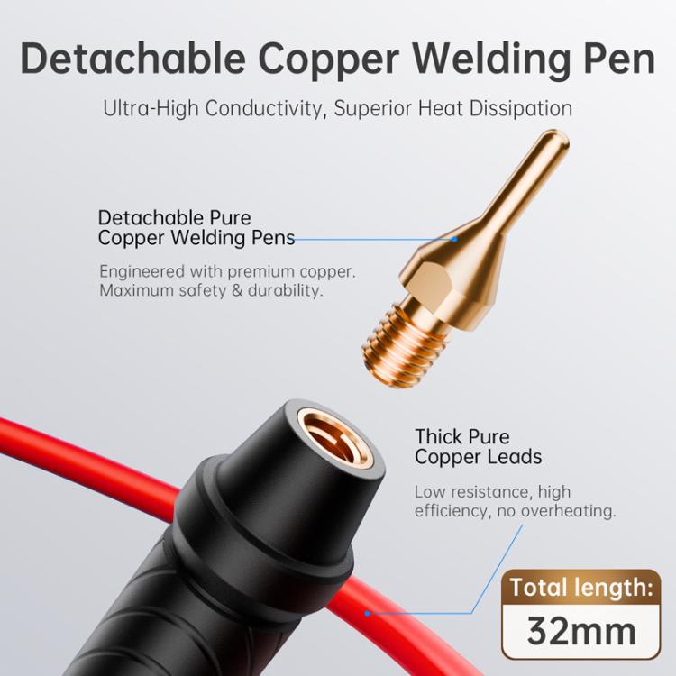 FNIRSI SWM-20 2.4 Inch Color Screen Handheld Dual Pulse Spot Welder With Welding Pen