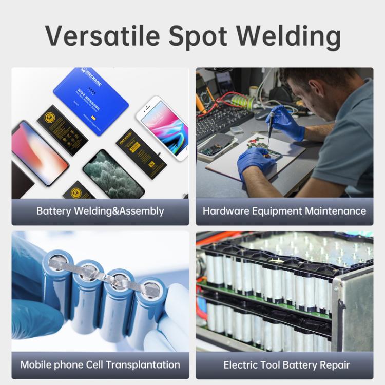 FNIRSI SWM-20 2.4 Inch Color Screen Handheld Dual Pulse Spot Welder With Welding Pen