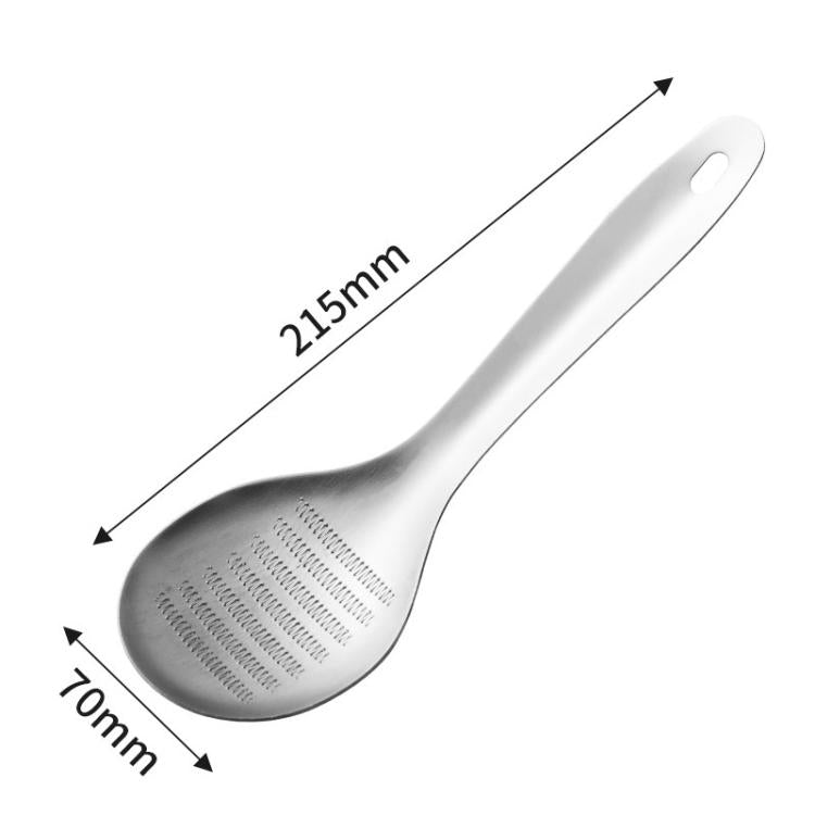 LsCook Ginger Garlic Grinder Manual Home Use Ginger Masher, Spec: 430 Steel Large Spoon Grinder