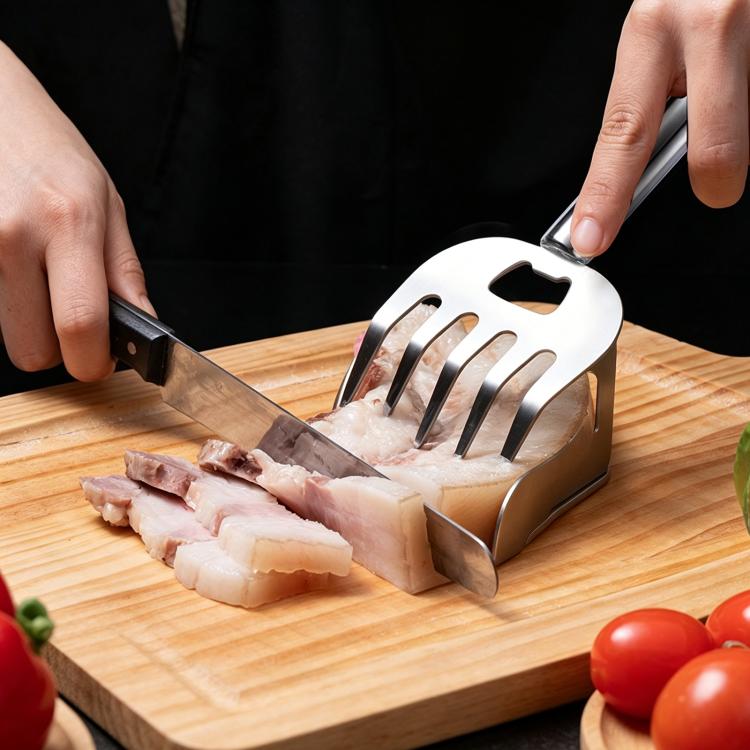 LsCook Multifunctional Bear Claw Shape Hand Guard Meat BBQ Shredder, Spec: All-Steel