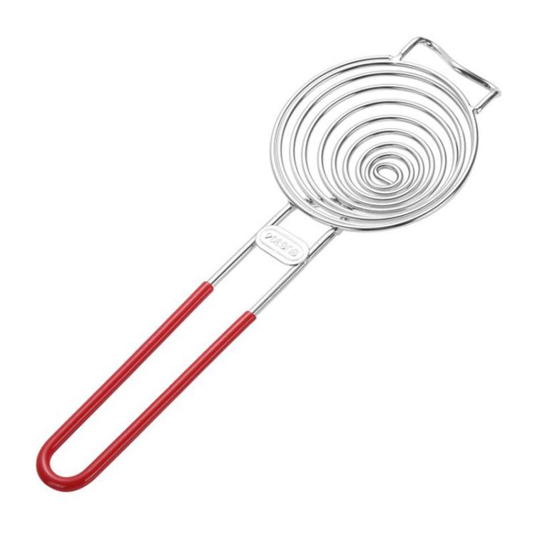 LsCook 304 Stainless Steel Spiral Egg White Separator Yolk Extractor Tool - Red