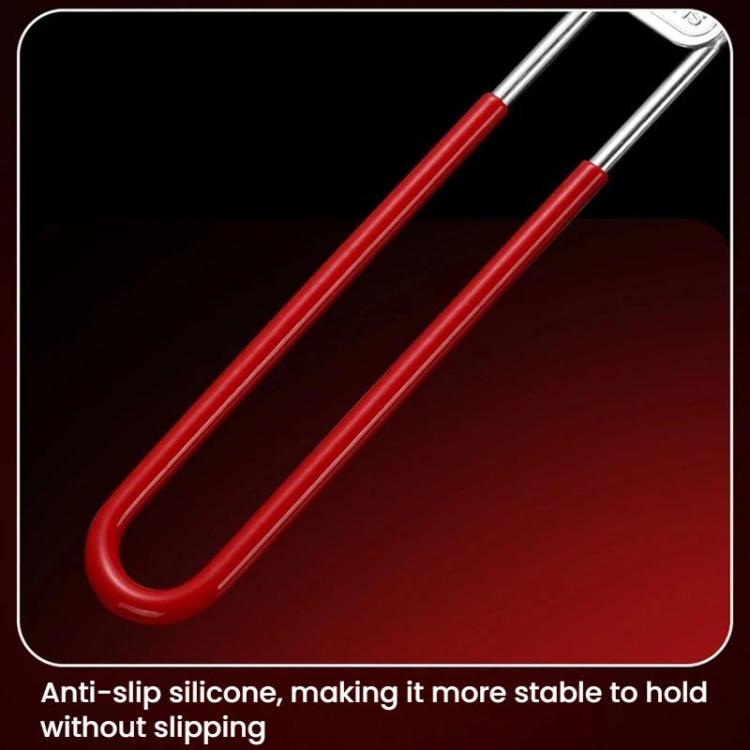 LsCook 304 Stainless Steel Spiral Egg White Separator Yolk Extractor Tool - Red