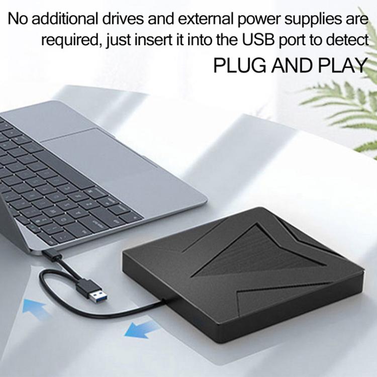 External DVD Drive USB 3.0 & Type-C Dual Interface Portable External Drive